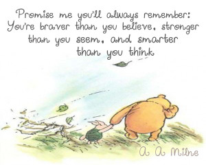 When I was a child I loved Winnie-the-Pooh . Ok, to be honest I still ...