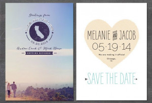 ways to word your save the date love vs design