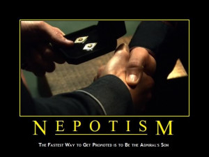 Chart about nepotism in the workplace. Intended use is as a graphic in ...