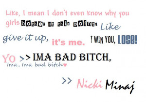 nicki minaj quote Pictures, Images and Photos
