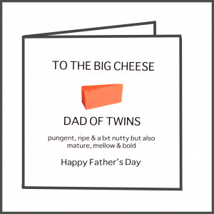 Father of Twins Father\'s Day Card, from www.twinsgiftcompany.co.uk