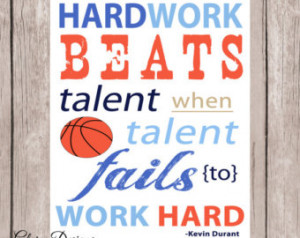 Kevin Durant Quotes Hard Work Hardwork inspirational quote