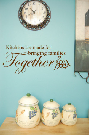 Kitchen decal, Bible verse decal, Wall decalsl, Home quote decal