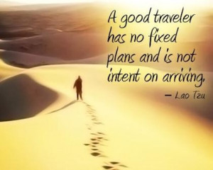 No intent of arriving travel picture quote