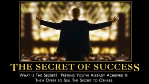 you are a shameless self promoter and over confident you will be ...