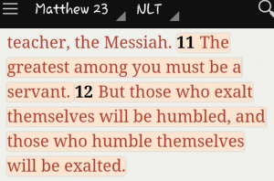 Matthew 23:11-12 #serve #volunteer #bible #quote