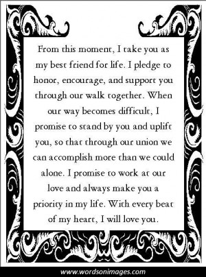 Love quotes vows