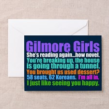 Gilmore Girls Quotes Greeting Card for