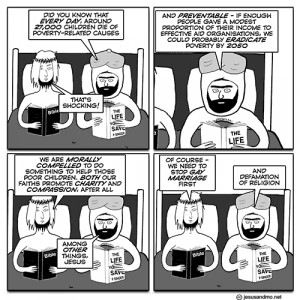 New comics by Jesus and Mo, Ape Not Monkey, and The Bad Chemicals!