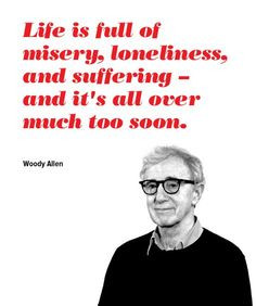 ... - Purple Clover #purpleclover #quotes #funnyquotes #WoodyAllen quotes