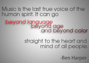 Ben Harper Music quote