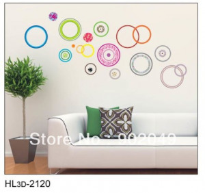... art wall sticker decals wall papers enjoying life quotes KW- HL3d-2120
