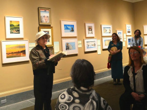 Mari Andrejco read Rachel Carson's words