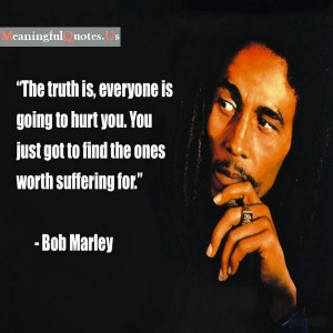 it will be cool to, and it's cooler to be guided by Bob Marley quotes ...