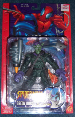 Spider Man vs Green Goblin Toys