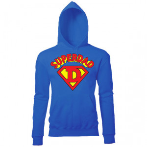 Superdad Classic Superman Mens Hoodie Fathers Day Gift Xmas Birthday ...