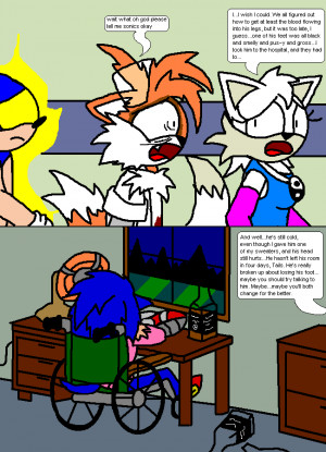Sonic Comics Tails and Stormy Night