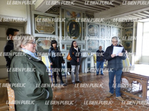 Devises, sous le portrait de Roger de Rabutin. Photo SDR. Chantal