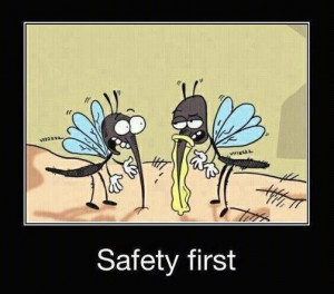 Safety first for mosquitoes