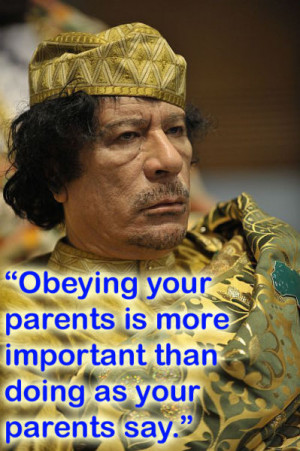 Silliest Gadaffi Quotes (8 pics)