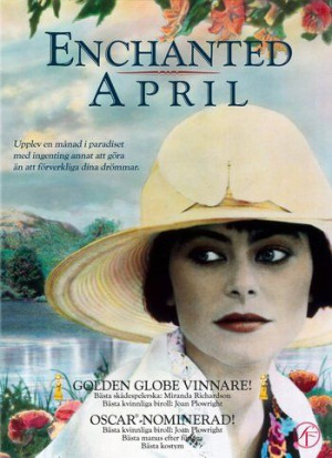 Polly Walker in, 'Enchanted April'.