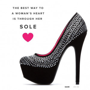 Love the shoe ~ Love the quote