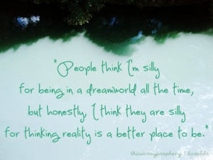 People think i m silly quote