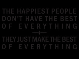 Happiest People quote decals