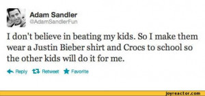 ... Favorite,twitter,Adam Sandler,celebrities,justin bieber,kids,children