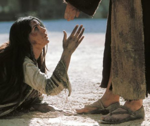 Jesus forgives Mary Magdalene (Passion of the Christ). Beautiful scene ...