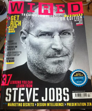 Steve Jobs Covers UK’s Wired Magazine