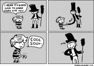 chimney sweep colouring pages