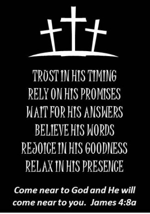 So faith comes from hearing, and hearing from the Word of Christ.