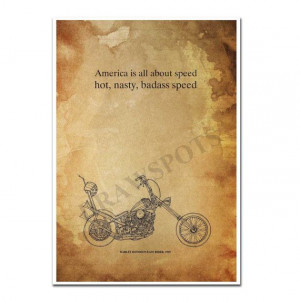 HARLEY DAVIDSON Easy Rider 1969 quote America is all by drawspots, $42 ...
