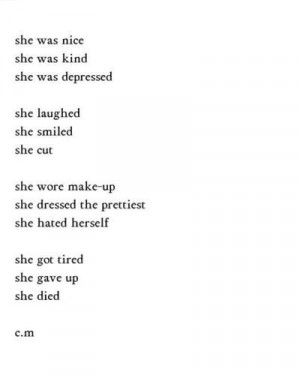 pretty cute life depressed Make-up dress quotes true tired hate laugh ...