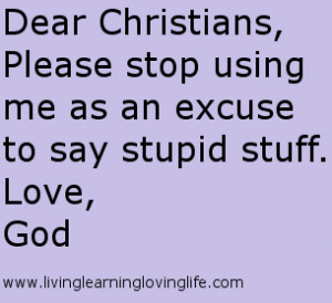 Stupid Christians Picture