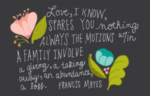 just read Francis Mayes' most recent book.