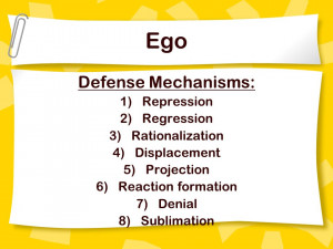 defense mechanisms projection