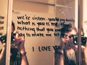 to my sister time and distance cool sisters are best