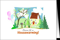house warming invitation for new home card view card personalise