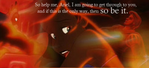 ariel and eric # ariel eric # ariel x eric # kiss the girl # kiss ...