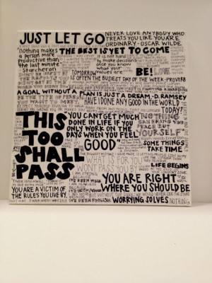 Quotes Collage by LiatDesign on Etsy, $75.00