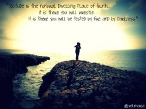 Quote from Michael D. O’Brien. Please check out his books ...