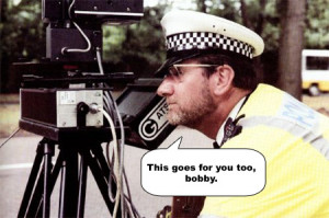Busted: UK Police cruisers caught speeding get tickets
