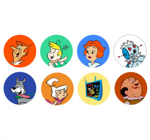THE JETSONS Set of 8 - 1 Inch Pinback Buttons Pins Badges$3.99 from ...