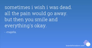 Wish I Was Dead Quotes