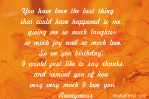 Birthday Quotes for Husband