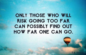 risk life picture quote