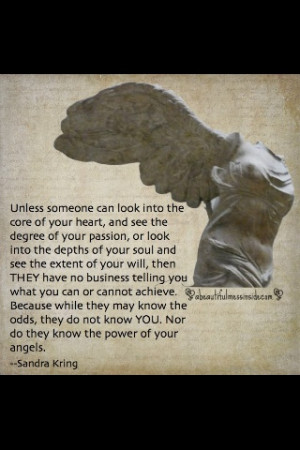 you do not know the power of my angels