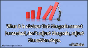 InspirationalQuotes.Club-obvious , goals , adjust , action , Confucius